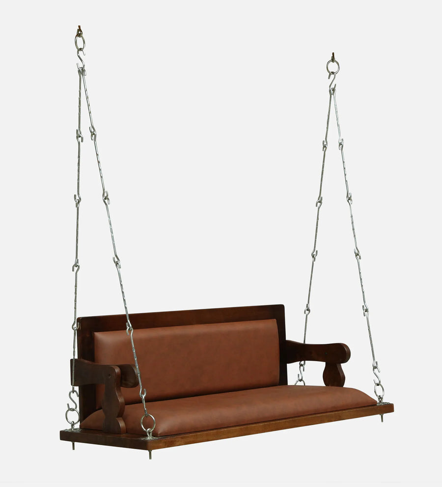 Erab Sheesham Wood Swing In Provincial Teak Finish