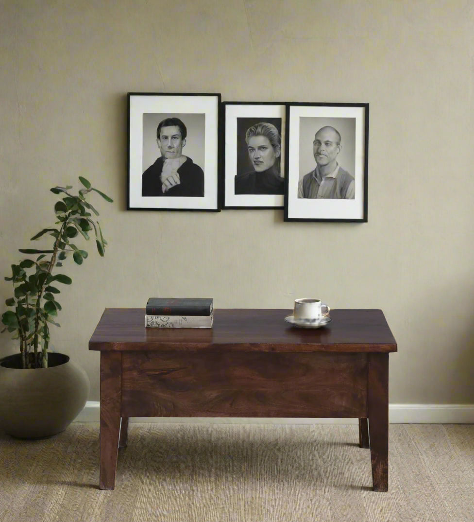 Galle Solid Wood Coffee Table In Tubbaq finish - Febonic Living