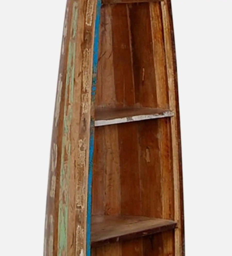 Ezla Reclaimed Wood Bookshelf In Distress Finish - Febonic Living