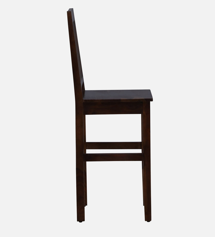 Eva Sheesham Wood Bar Stool In Provincial Teak Finish - Febonic Living