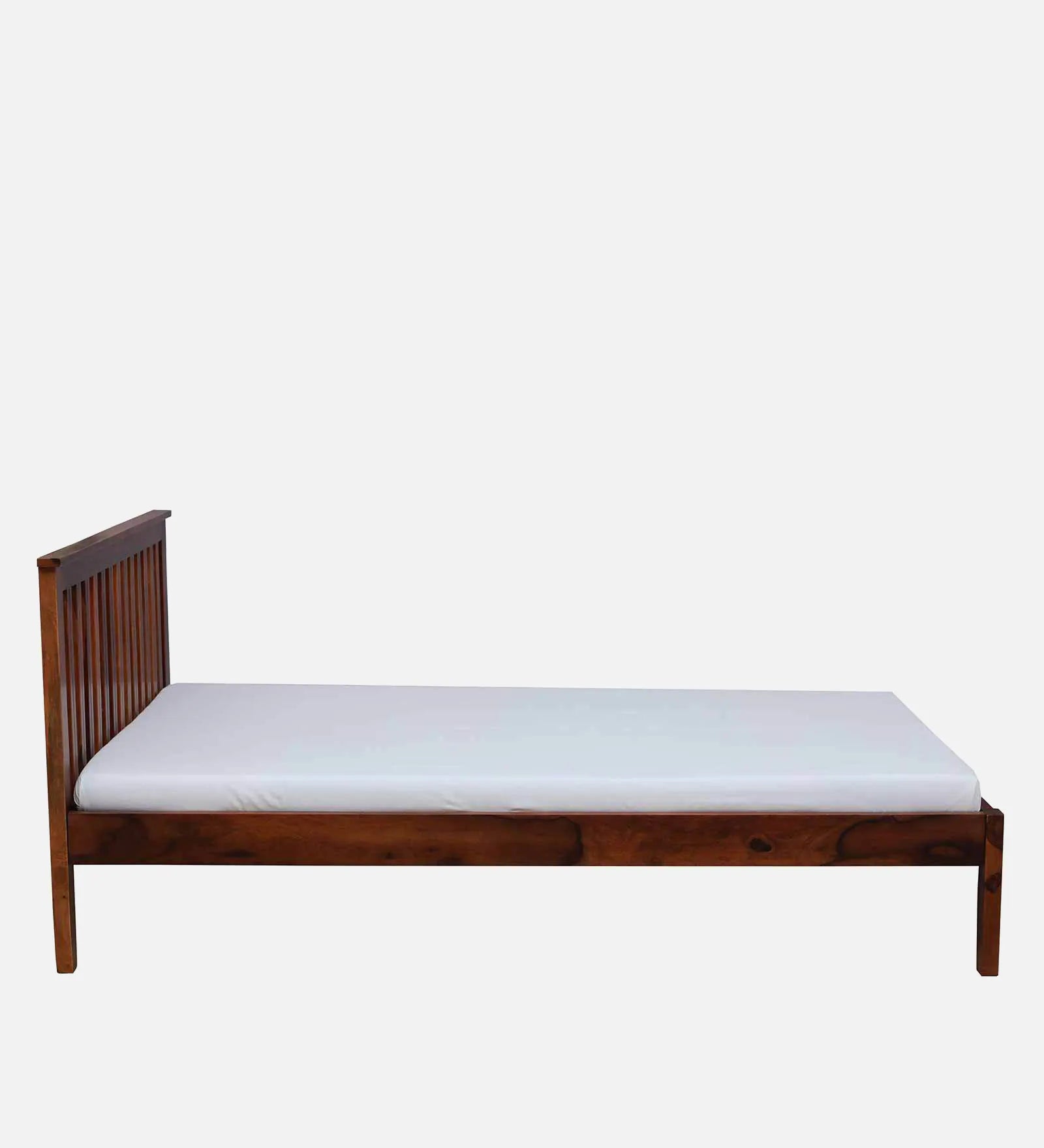 Remi Sheesham Wood King Size Bed In Honey Oak Finish - Febonic Living