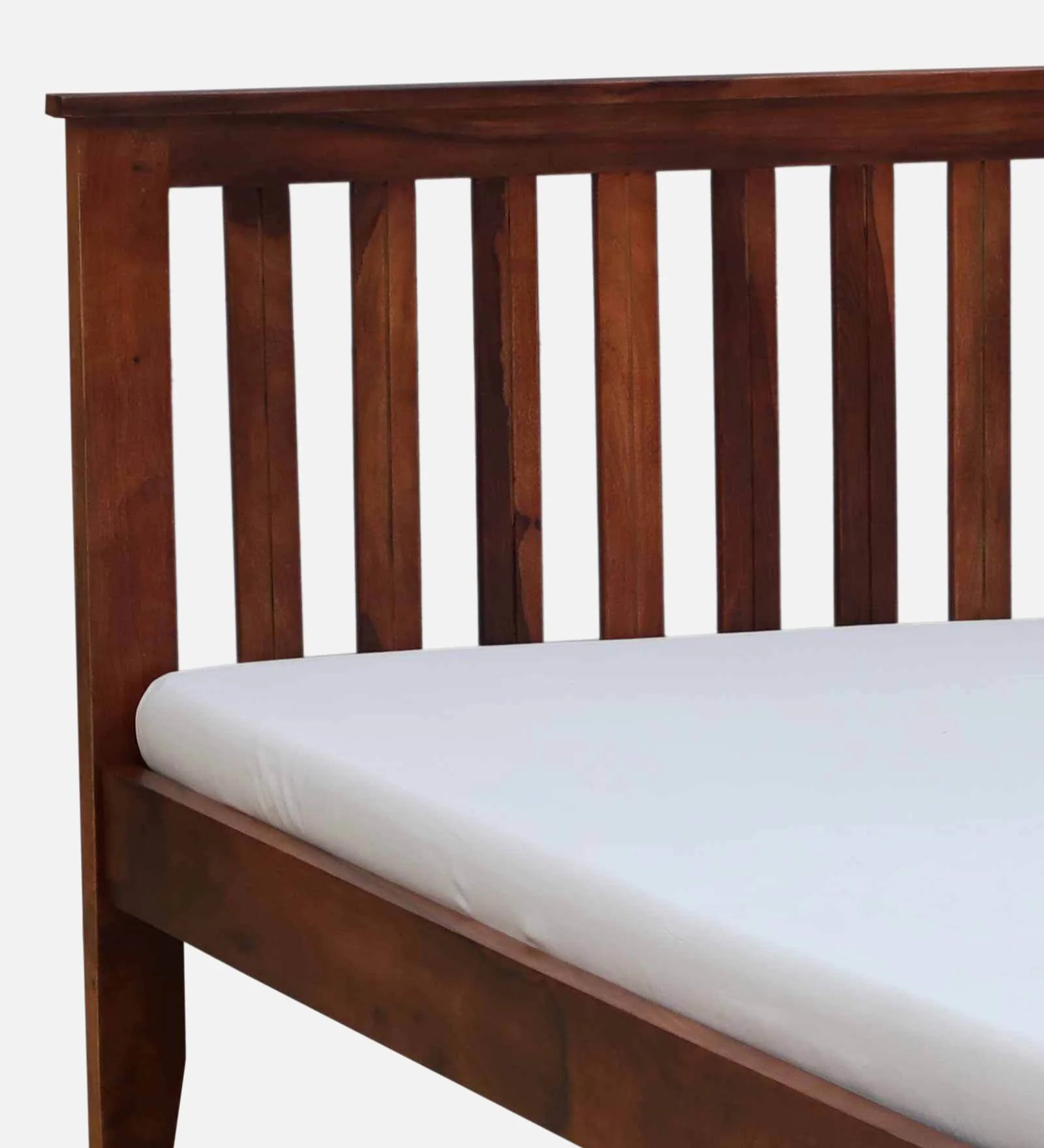 Remi Sheesham Wood King Size Bed In Honey Oak Finish - Febonic Living