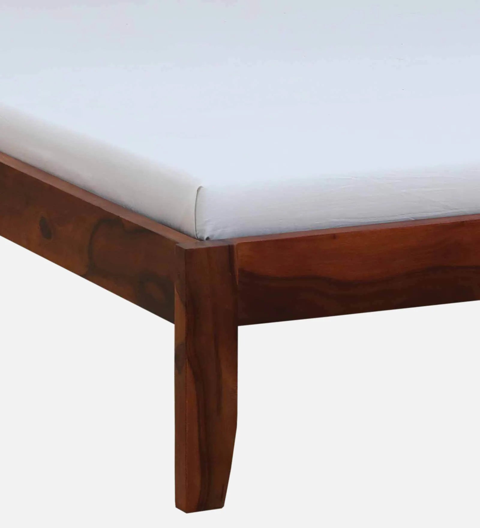 Remi Sheesham Wood King Size Bed In Honey Oak Finish - Febonic Living