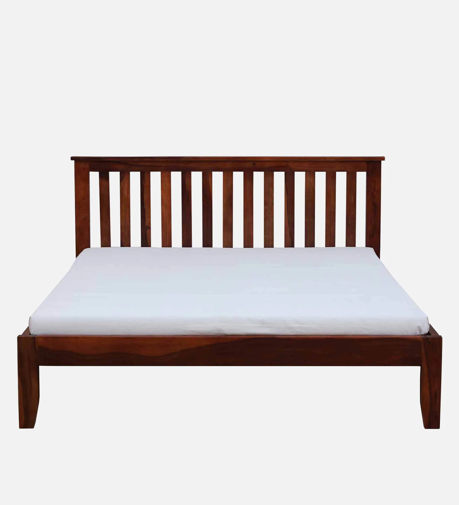 Remi Sheesham Wood King Size Bed In Honey Oak Finish - Febonic Living