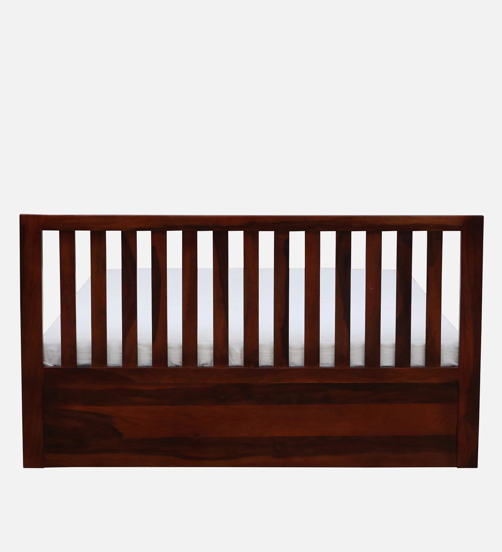 Remi Sheesham Wood Queen Size Bed In Honey Oak Finish With Box Storage - Febonic Living