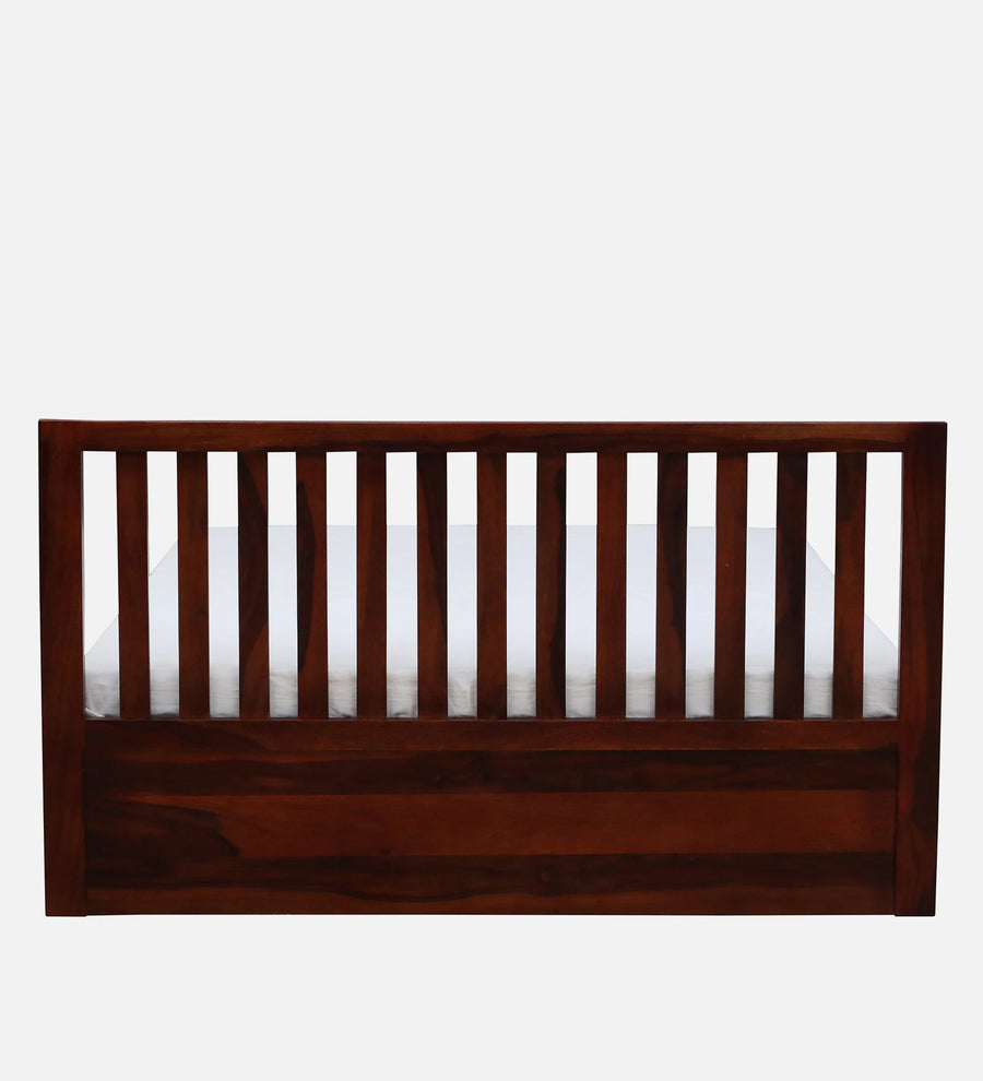 Remi Sheesham Wood King Size Bed In Honey Oak Finish With Box Storage - Febonic Living