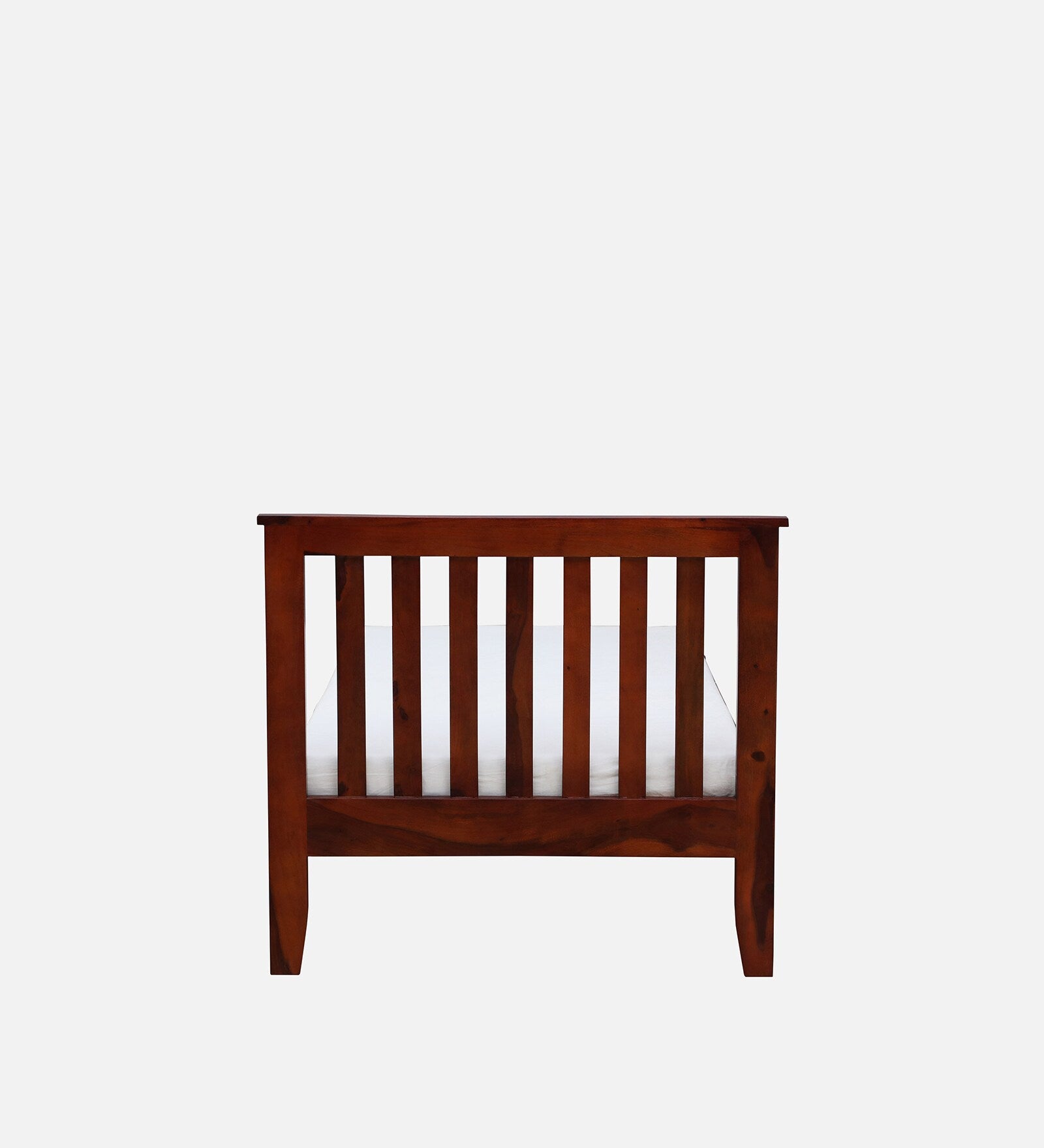 Remi Sheesham Wood Single Bed In Honey Oak Finish - Febonic Living
