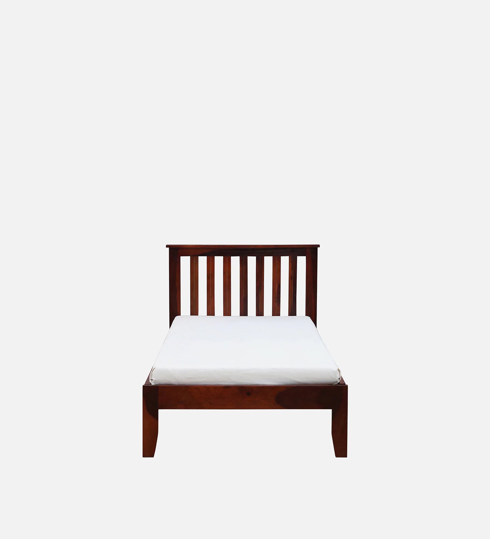 Remi Sheesham Wood Single Bed In Honey Oak Finish - Febonic Living