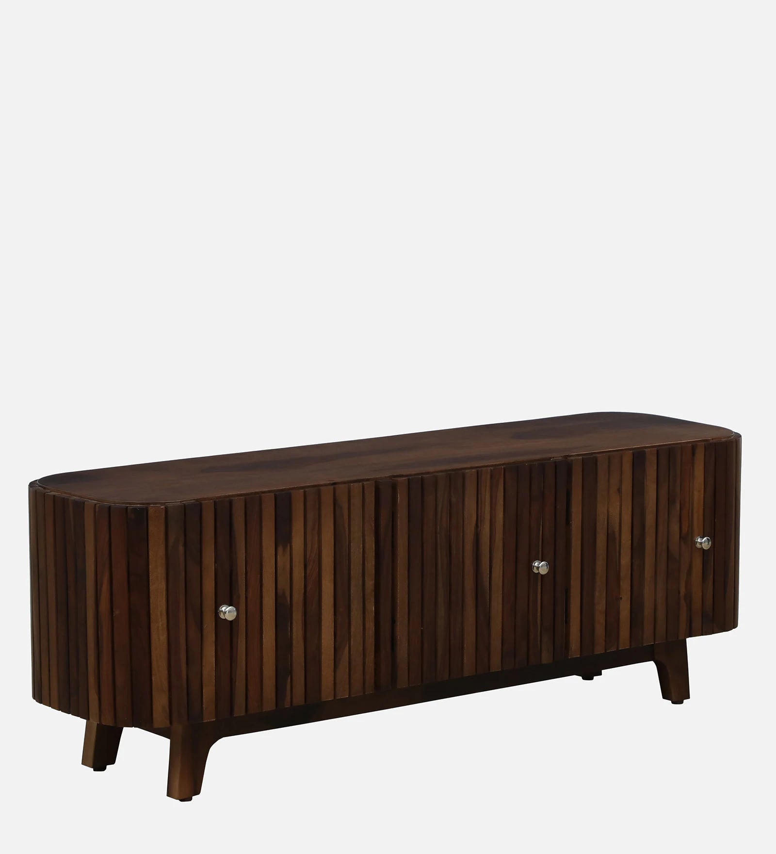 Humta Sheesham Wood TV Console In Provincial Teak Finish - Febonic Living