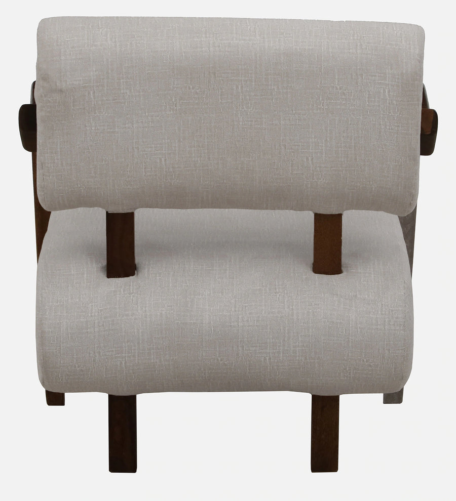 Milini Sheesham Wood 1 Seater Sofa In Beige Colour - Febonic Living