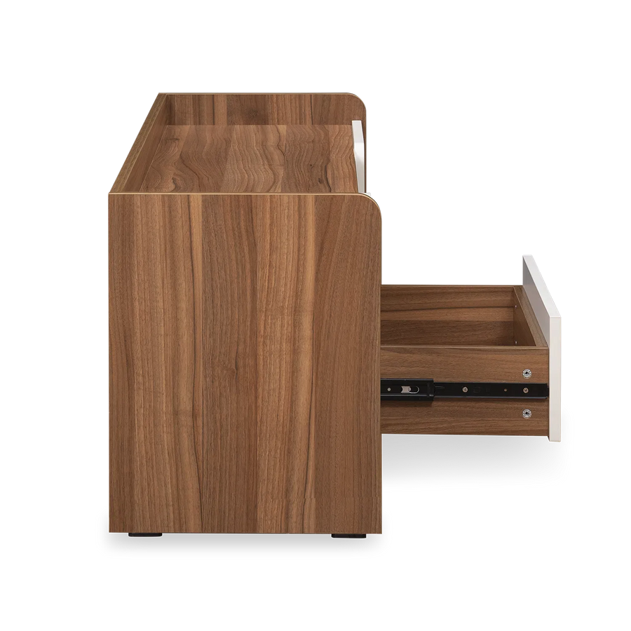 Devric TV Unit In Oral Walnut Finish - Febonic Living