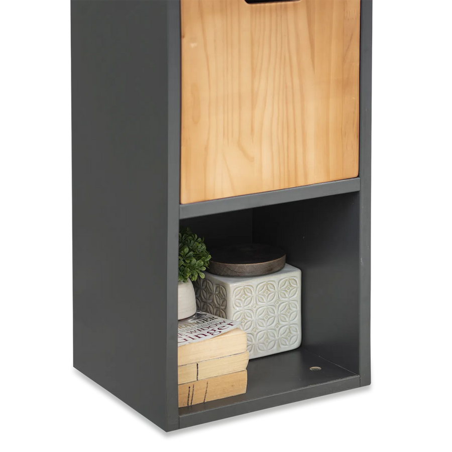 Meira End Table in Dark Finish - Febonic Living
