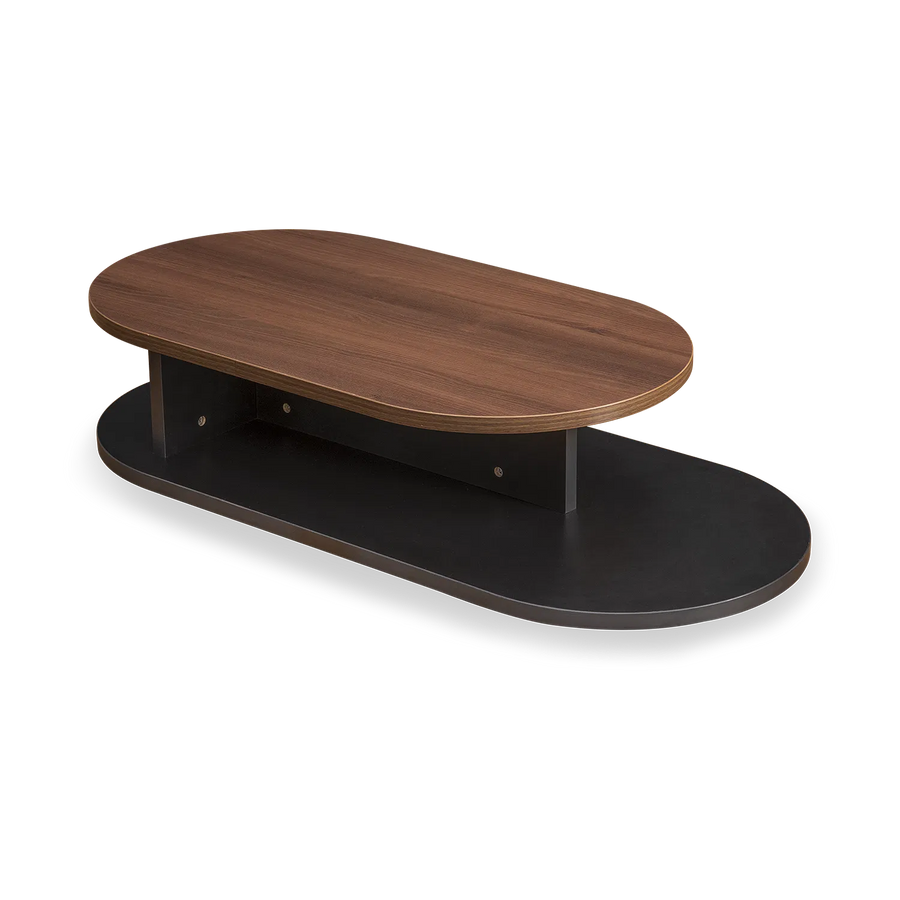 Nowsa Coffee Table In Oral Walnut Finish - Febonic Living