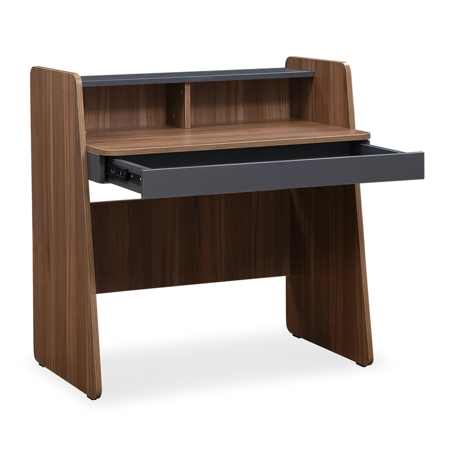 Avira Study Table In Walnut Finish - Febonic Living
