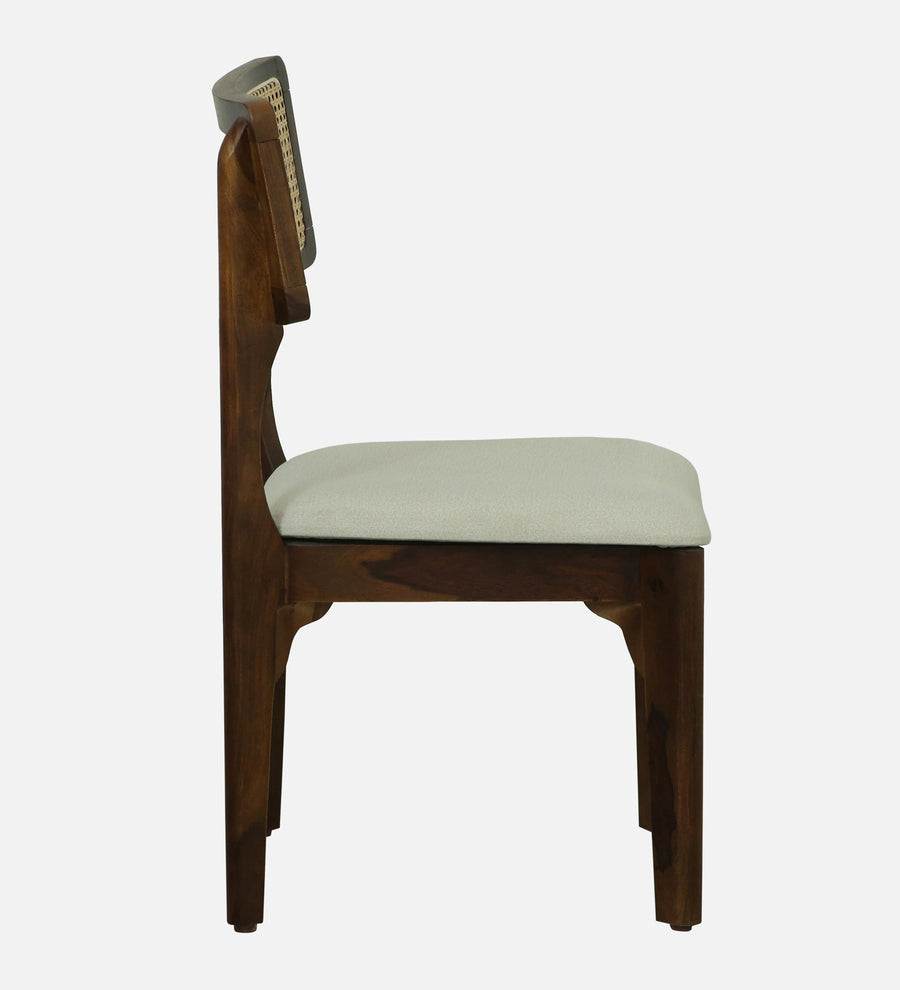 Gistel Sheesham Wood Dining Chair set of 2 In Provincial Teak Finish - Febonic Living