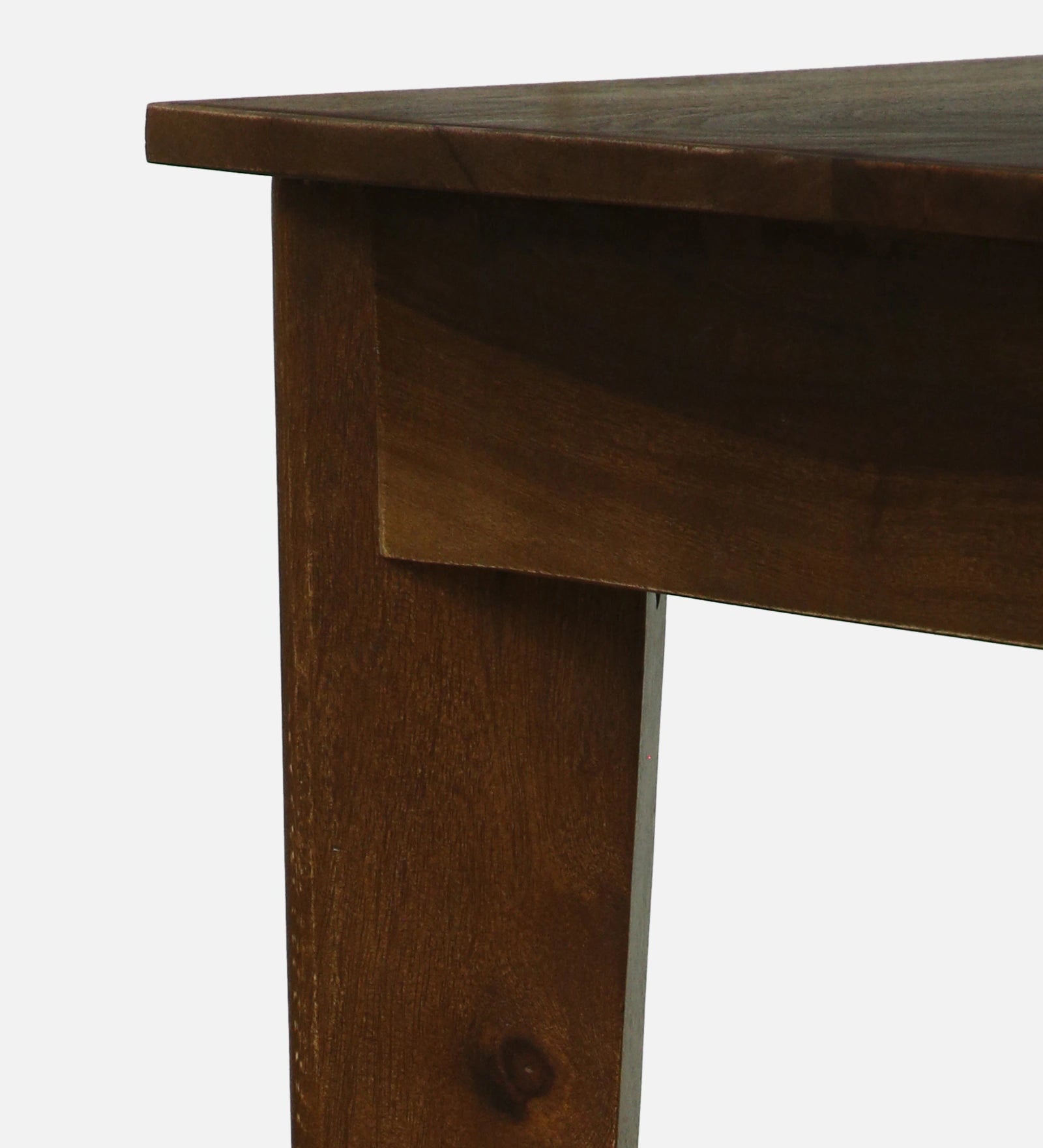 Gistel Sheesham Wood 4 Seater Dining Table In Provincial Teak Finish - Febonic Living