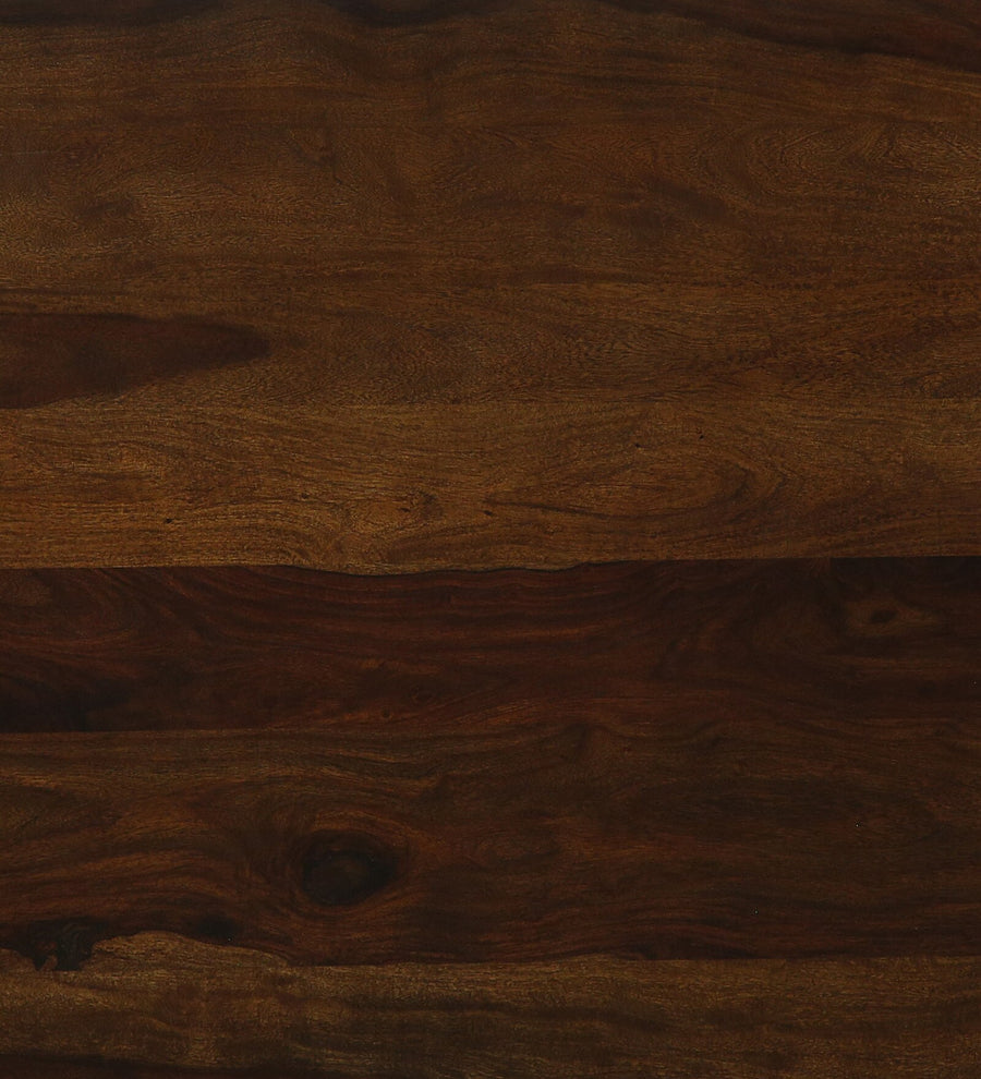 Gistel Sheesham Wood 4 Seaters Dining Set With Marble Top In Provincial Teak Finish - Febonic Living