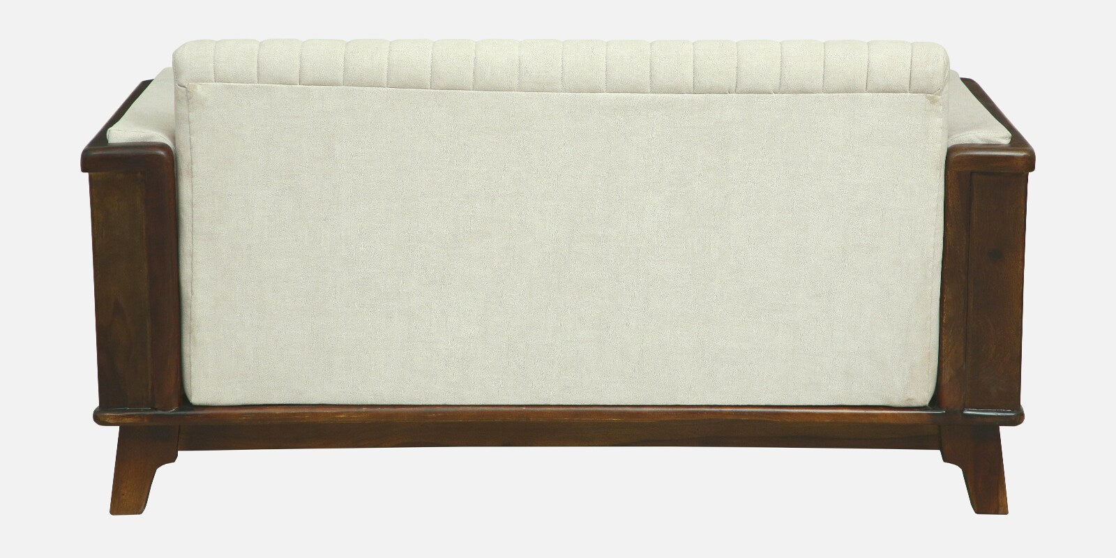 Solara Sheesham Wood 2 Seater Sofa In Beige Colour