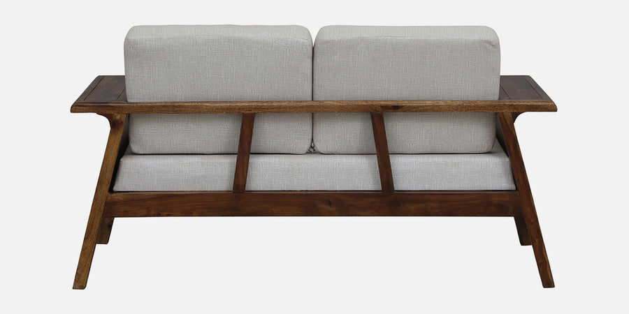Gany Sheesham Wood 2 Seater Sofa In Beige Color - Febonic Living