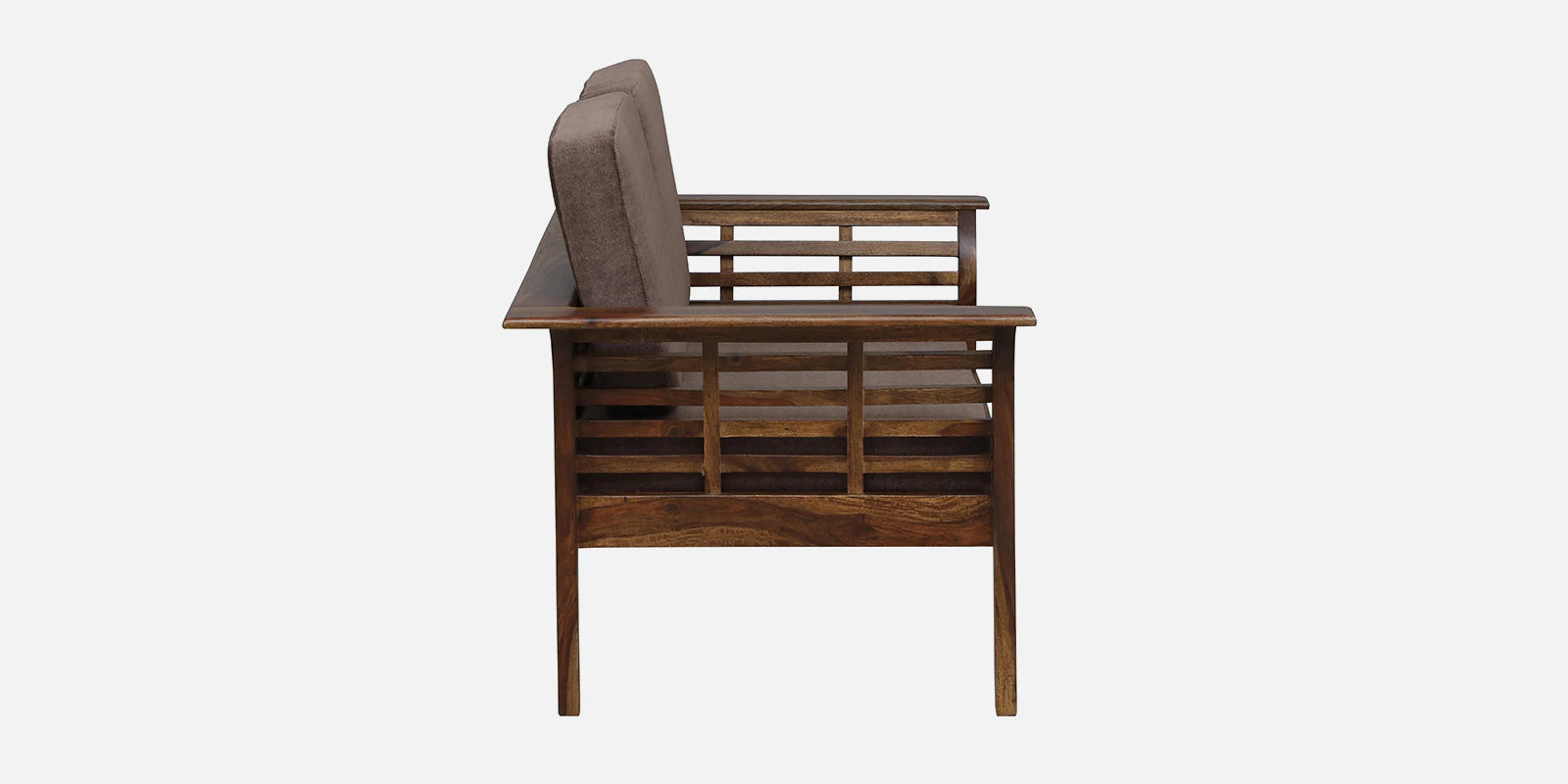 Jota Sheesham Wood 2 Seater Sofa In Brown Colour - Febonic Living