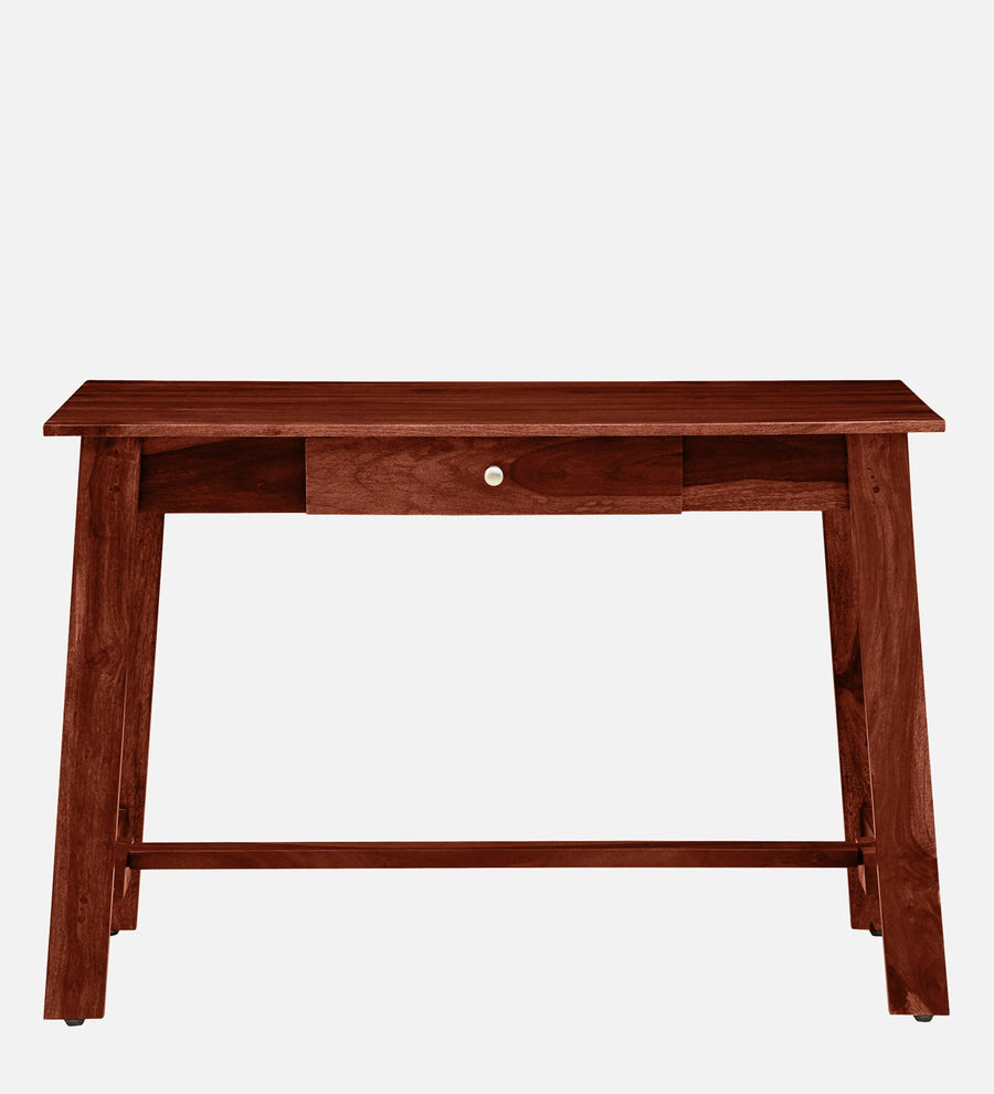 Masha Sheesham Wood Writing Table With Scratch Resistant In Honey Oak Finish - Febonic Living