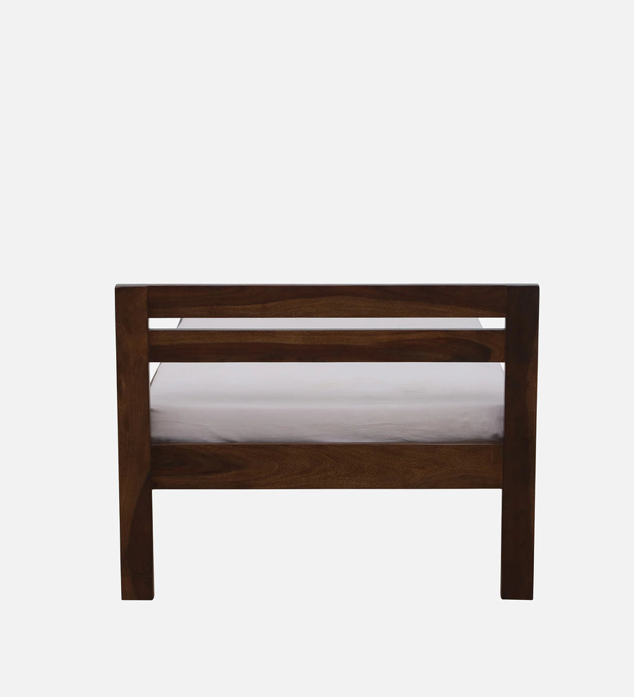 Tanji Sheesham Wood Single Bed In Provincial Teak Finish - Febonic Living