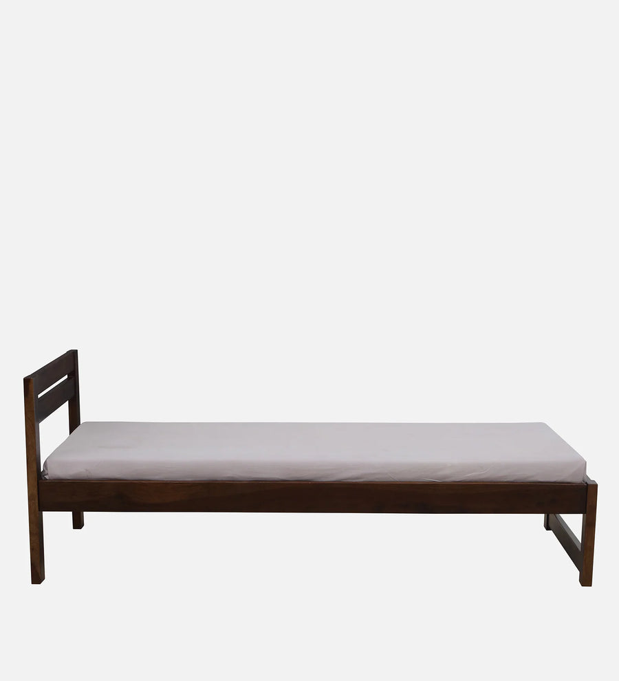 Tanji Sheesham Wood Single Bed In Provincial Teak Finish - Febonic Living