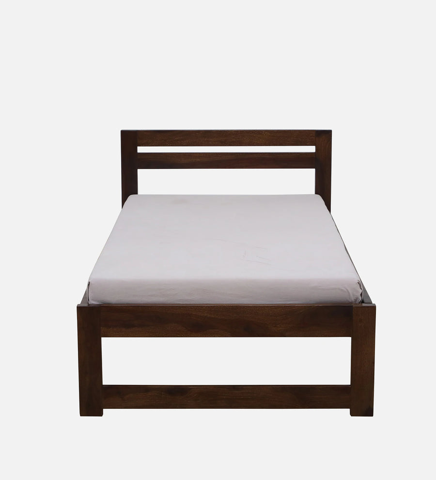 Tanji Sheesham Wood Single Bed In Provincial Teak Finish - Febonic Living