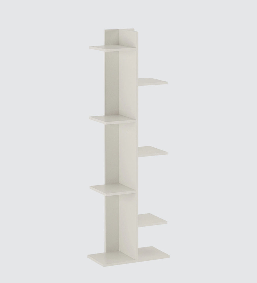 Barna Book Shelf In Frosty White Finish - Febonic Living