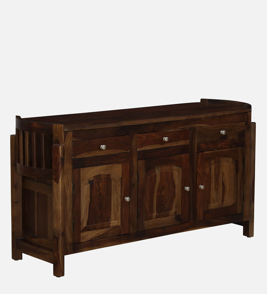 Davao Sheesham Wood Sideboard In Provincial Teak Finish - Febonic Living