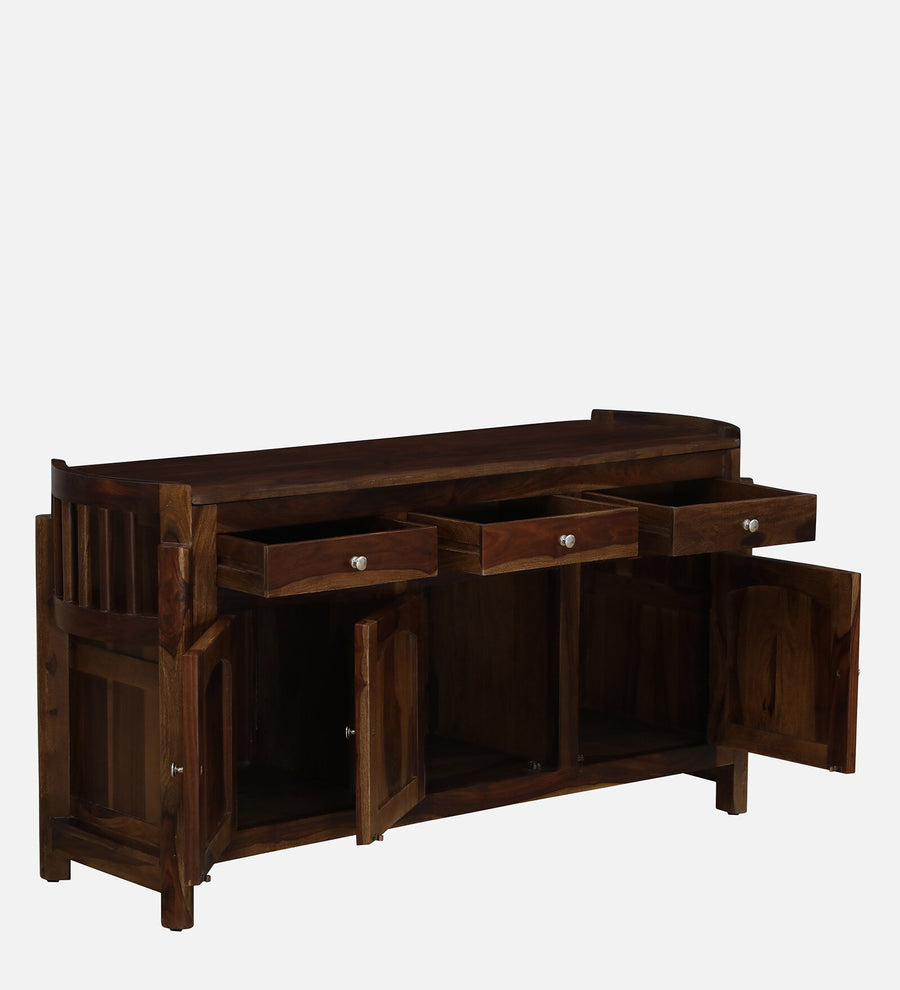 Davao Sheesham Wood Sideboard In Provincial Teak Finish - Febonic Living