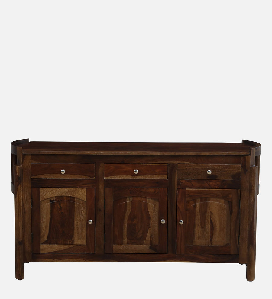 Davao Sheesham Wood Sideboard In Provincial Teak Finish - Febonic Living