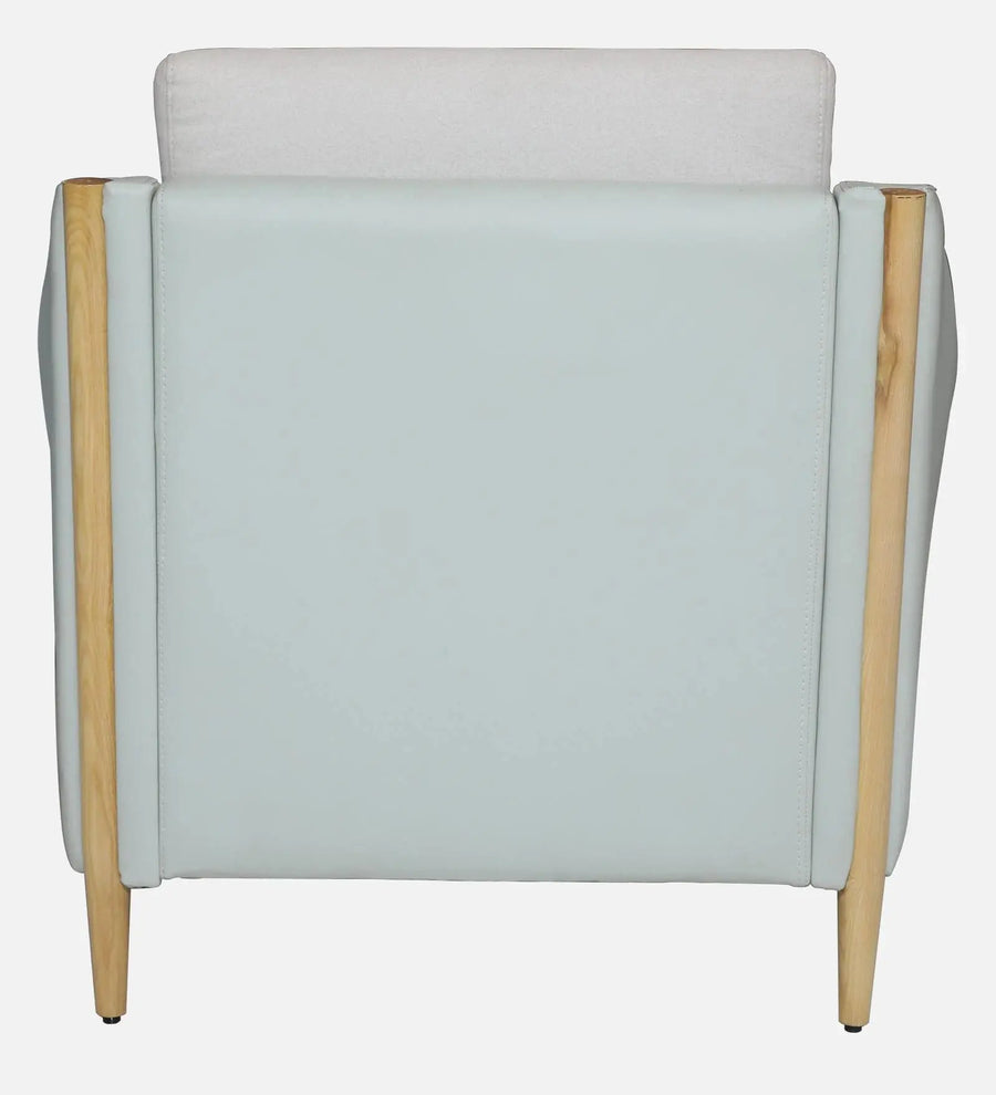 Haven Fabric Leatherette 1 Seater Sofa In Beige Colour - Febonic Living