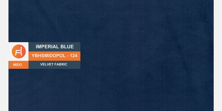 Rubi Velvet 3 Seater Sofa In Imperial Blue Colour - Febonic Living