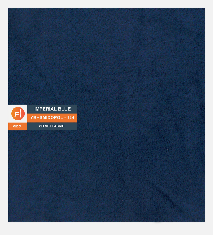 Bristo Velvet 1 Seater Sofa In Imperial Blue Colour With Storage - Febonic Living