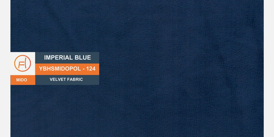 Kosta Velvet 3 Seater Sofa In Imperial Blue Colour - Febonic Living