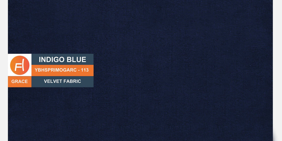 Haru Velvet 2 Seater Sofa In Indigo Blue Colour - Febonic Living