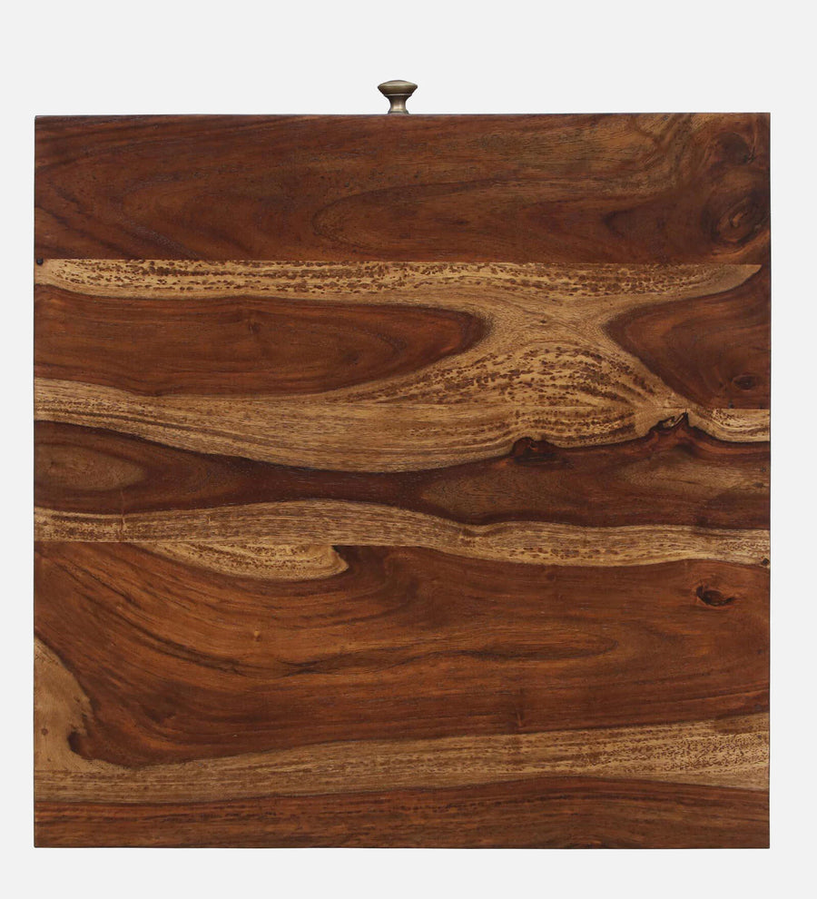 Imani Sheesham Wood Bedside Table In Provincial Teak Finish - Febonic Living