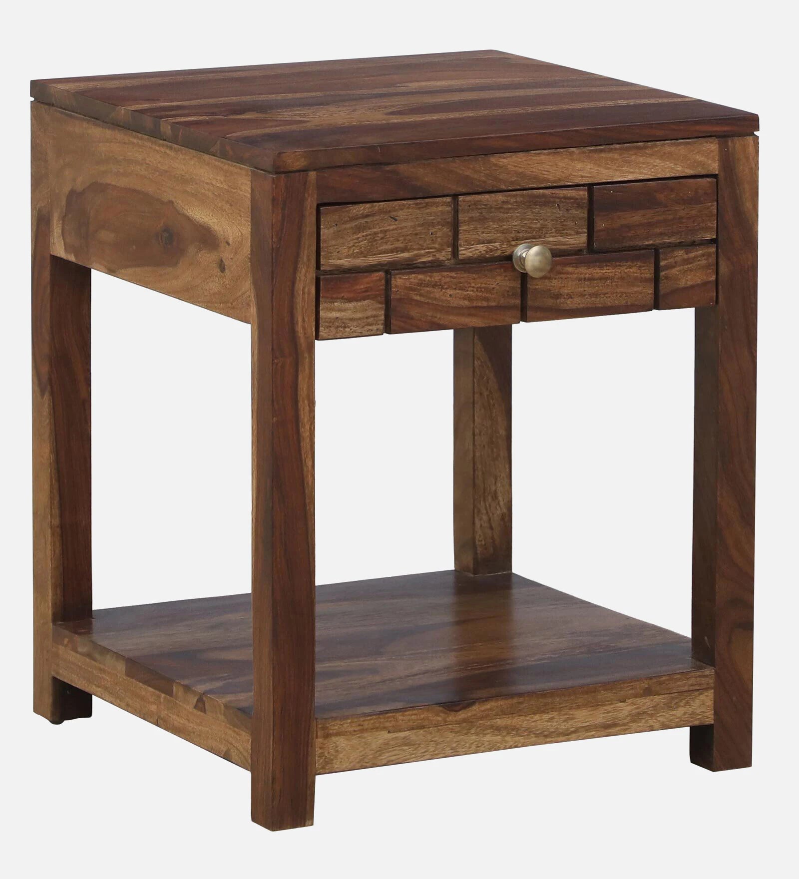 Imani Sheesham Wood Bedside Table In Provincial Teak Finish - Febonic Living