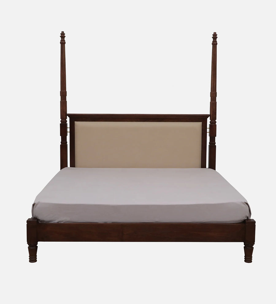 Trier Solid Wood King Size Bed in Tubbaq Finish - Febonic Living