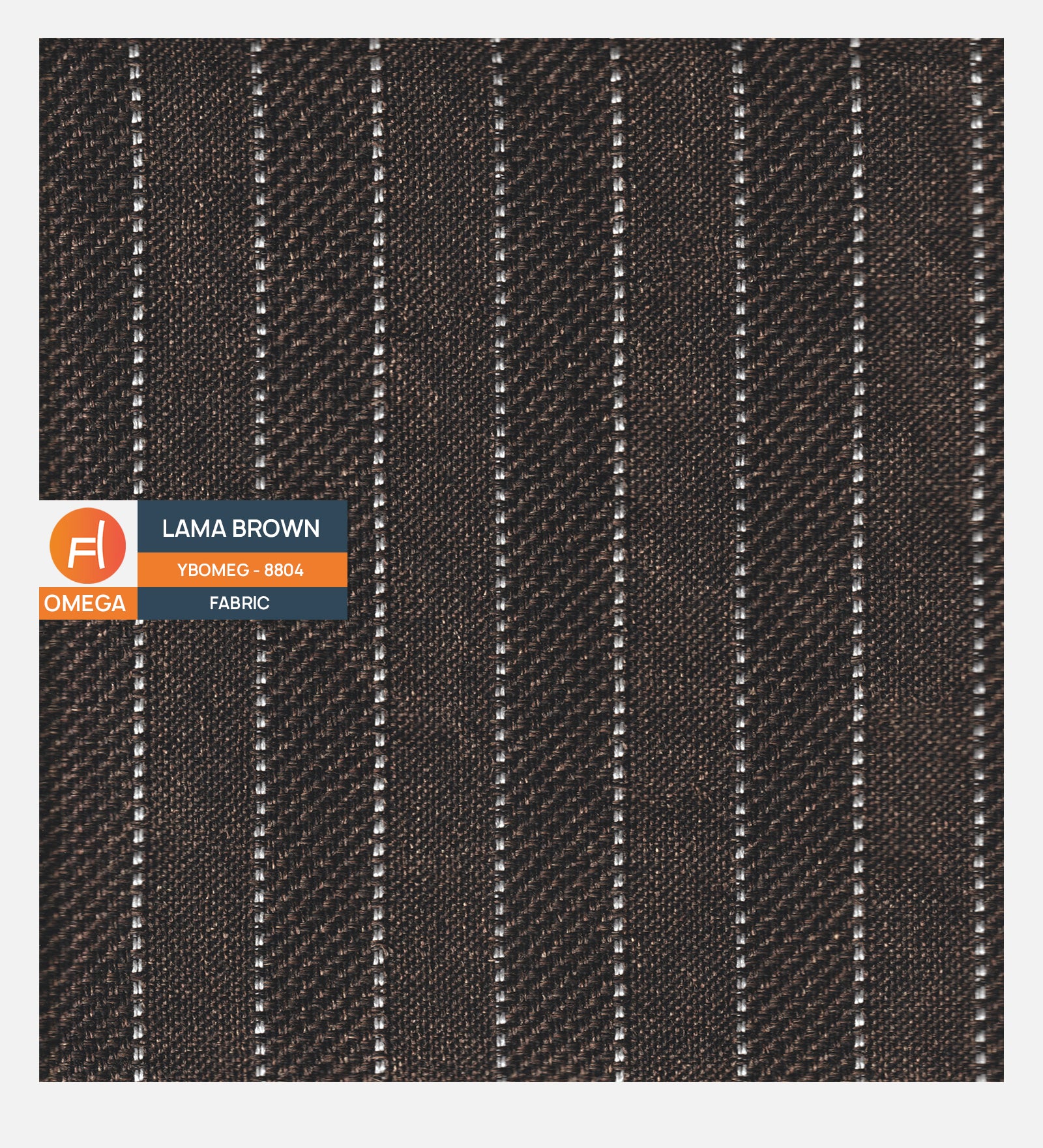 Beso Poly Cotton Leatherette Lama Brown Colour