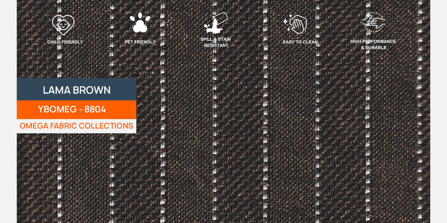 Baley Fabric 3 2 1 Sofa Seater Sofa In Lama Brown Colour - Febonic Living