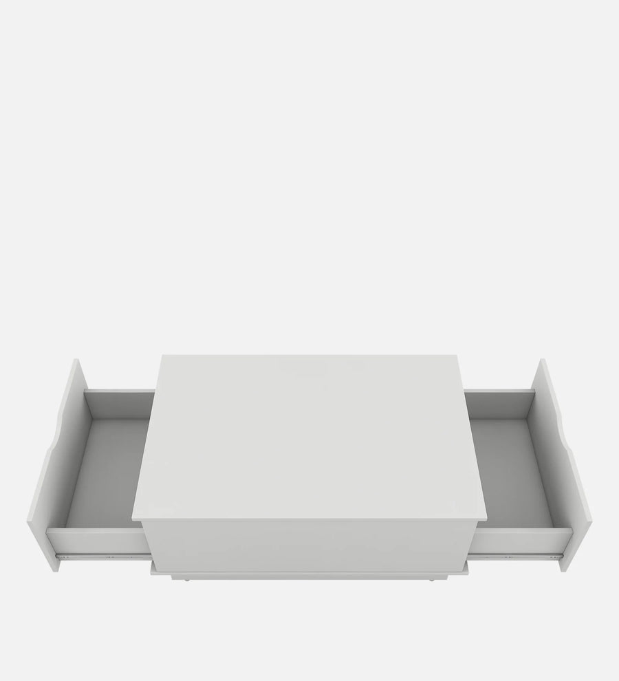 Kisar Coffee Table In Frosty White Finish - Febonic Living