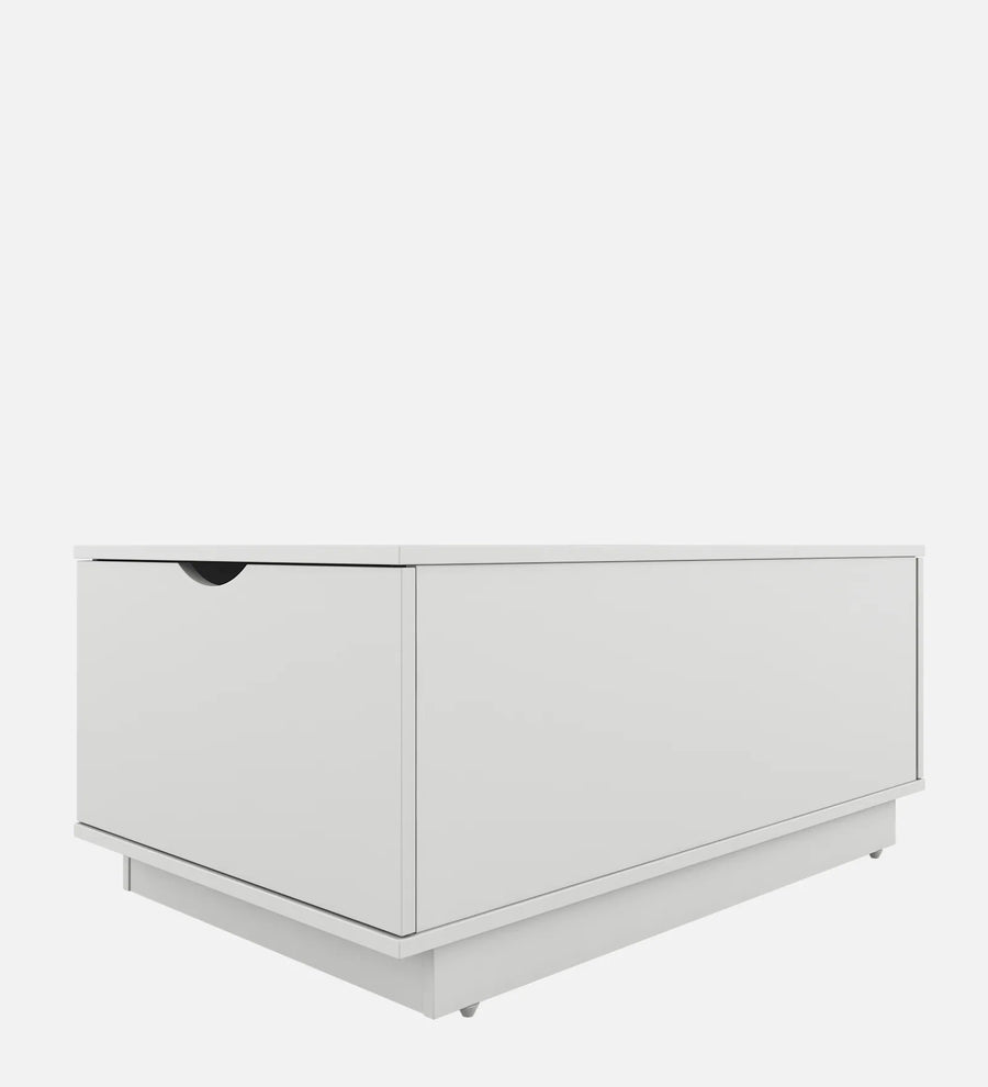 Kisar Coffee Table In Frosty White Finish - Febonic Living
