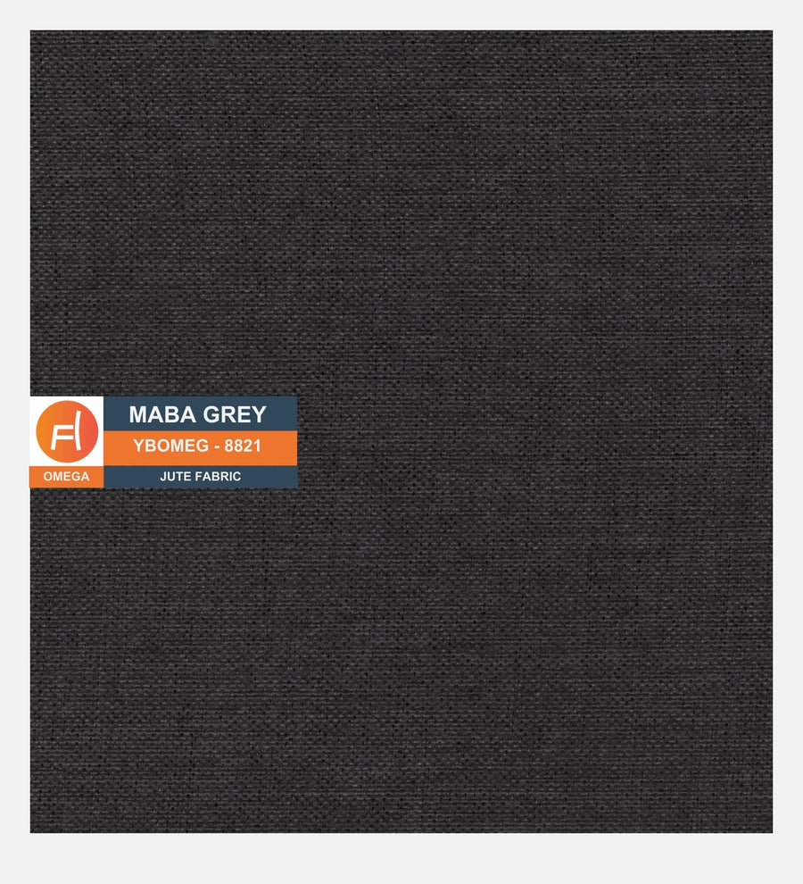 German Fabric 1 Seater Sofa In Maba Grey Colour - Febonic Living