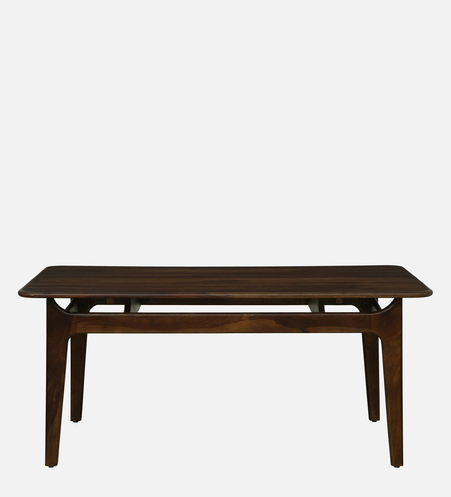 Mayer Sheesham Wood 6 Seater Dining Set With Bench In Provincial Teak Finish - Febonic Living