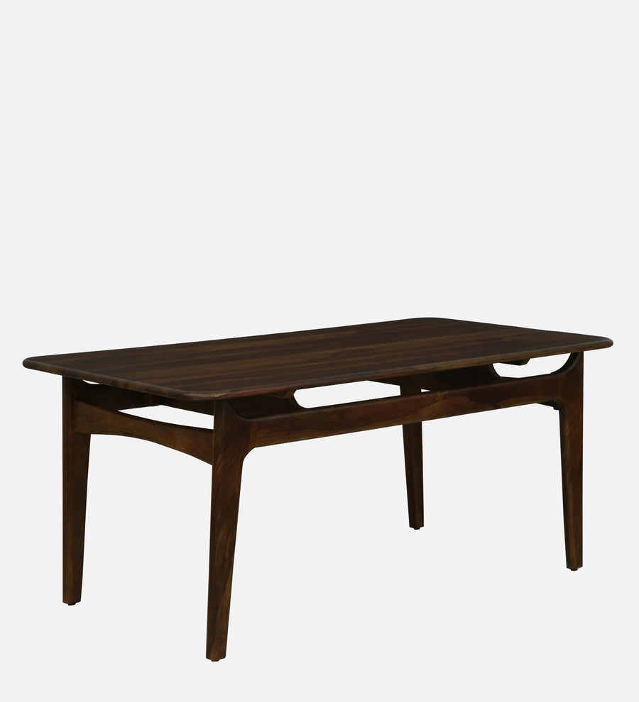 Mayer Sheesham Wood 6 Seater Dining Set With Bench In Provincial Teak Finish - Febonic Living