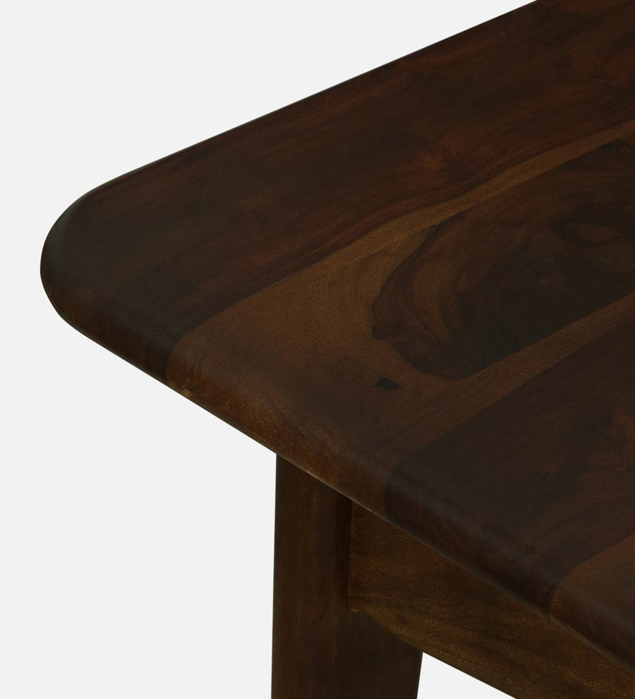 Mayer Sheesham Wood 6 Seater Dining Set With Bench In Provincial Teak Finish - Febonic Living