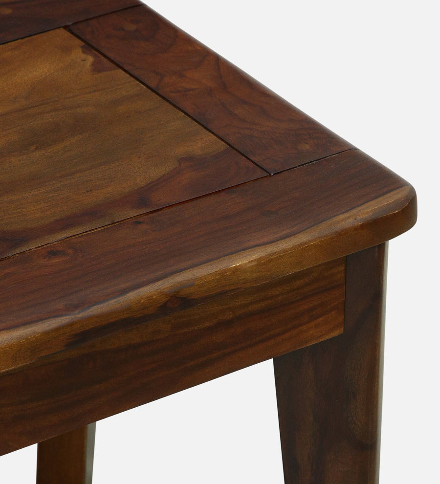 Mayer Sheesham Wood 6 Seater Dining Set With Bench In Provincial Teak Finish - Febonic Living