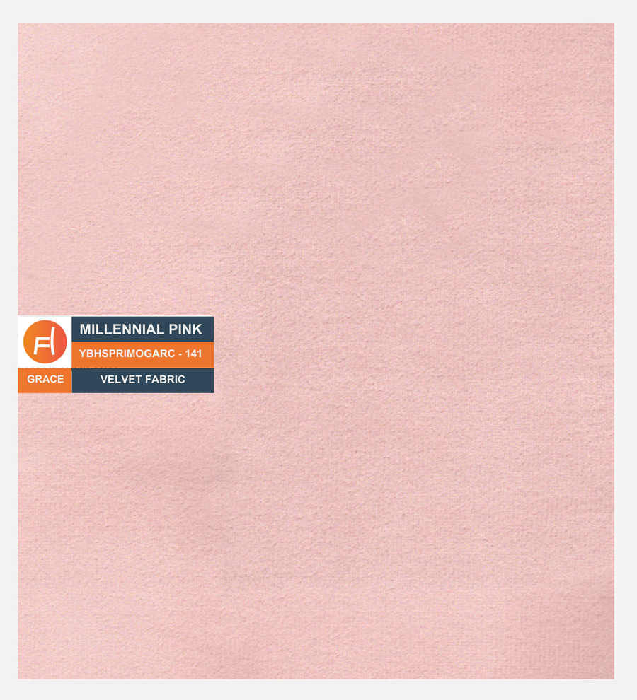 Numonk Velvet 1 Seater Sofa In Millennial Pink Colour - Febonic Living